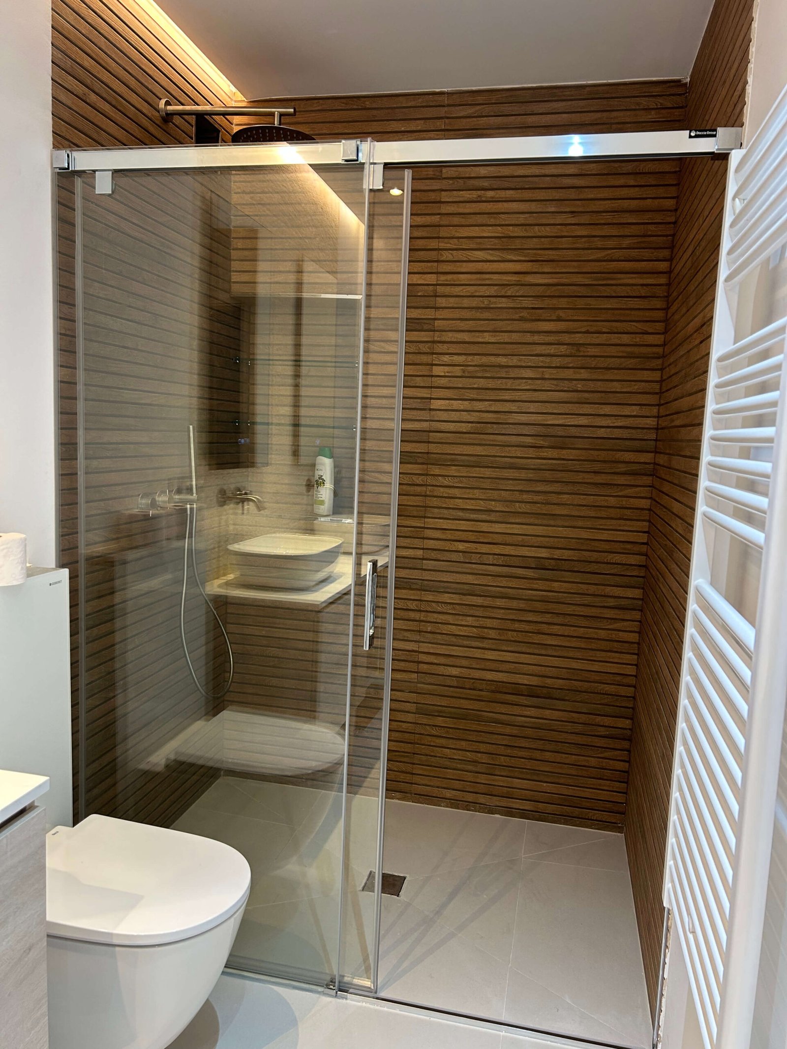 Baño con mampara
